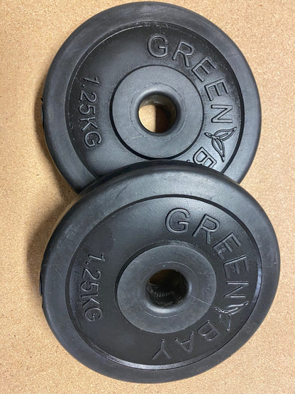 Vinyl Covered Dumbbells Weight Plates 1-5 Kg- Fitness Body Building Barbells