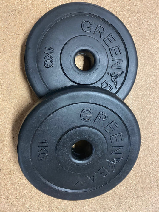 Vinyl Covered Dumbbells Weight Plates 1-5 Kg- Fitness Body Building Barbells