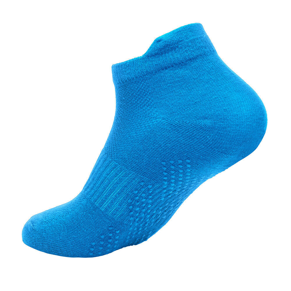 3 Pairs Ladies or Mens Sport Gym Yoga Non Slip Gripper Sole Trainer Liner Socks