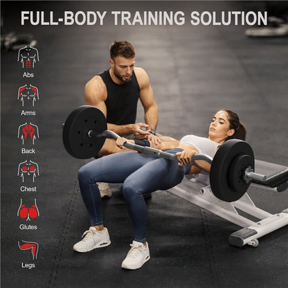 Barbell Weight Set 30Kg/25Kg/20Kg Barbell Adjustable Gym Weight for Home Fitness