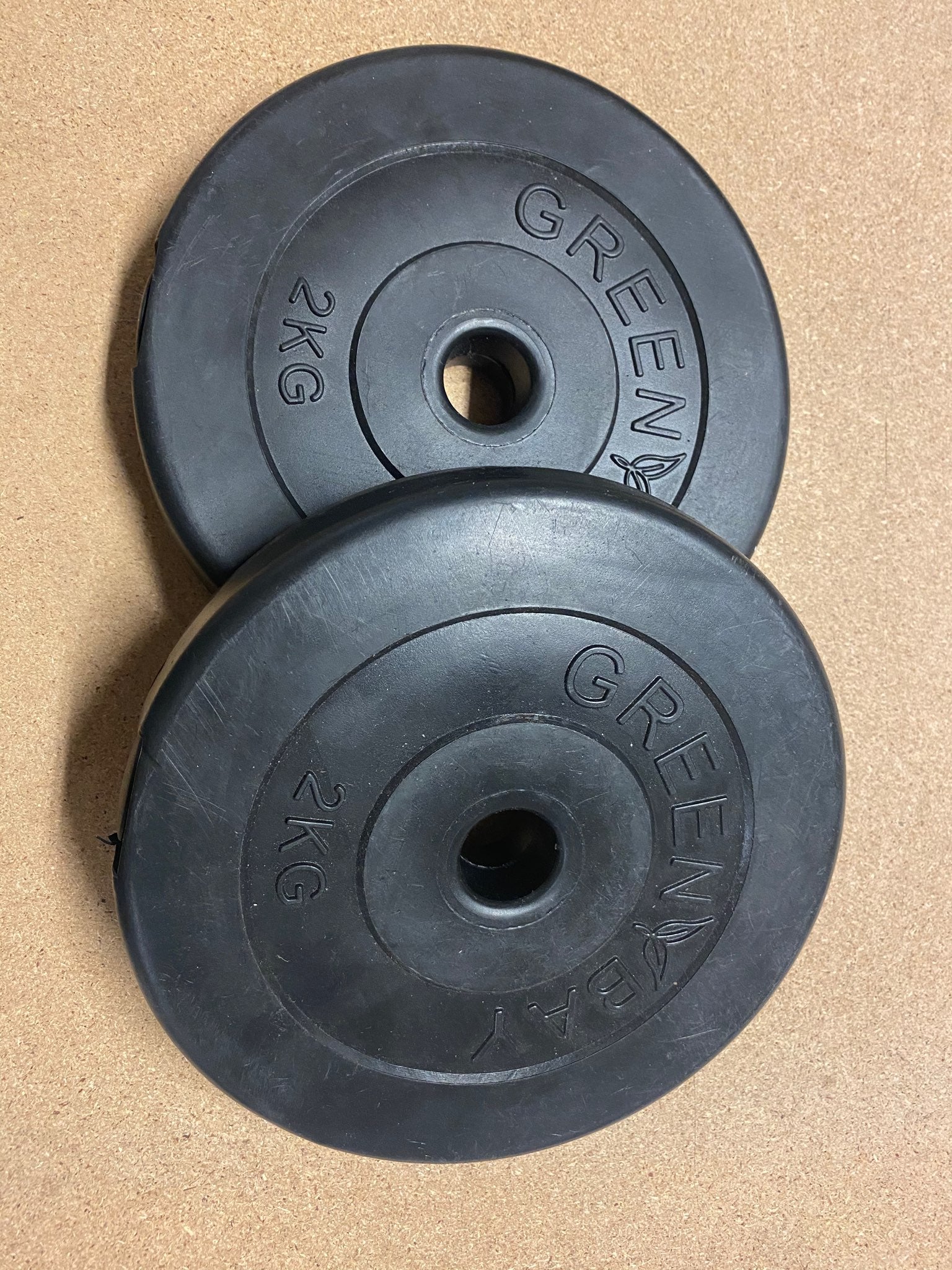 Vinyl Covered Dumbbells Weight Plates 1-5 Kg- Fitness Body Building Barbells
