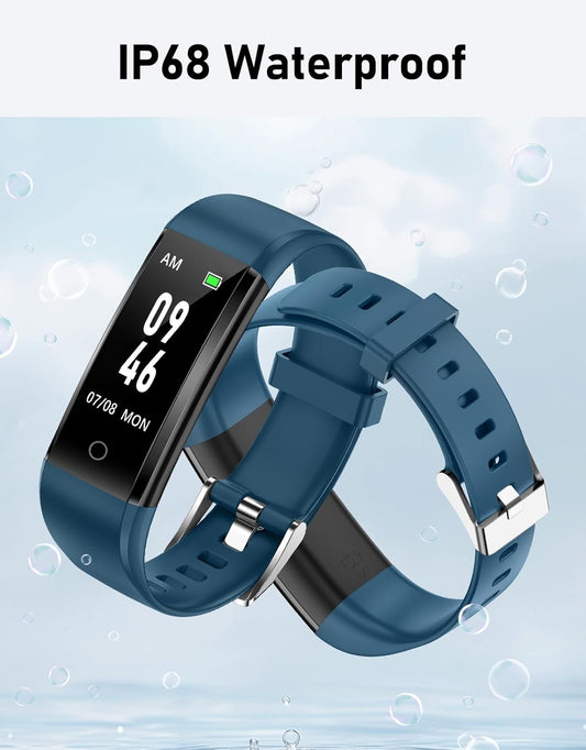 Pedometer Watch Fitness Watch No Bluetooth/App/Phone Required,Fitness Tracker with Step Counter Calories Counter Sleep Monitor for Walking Running