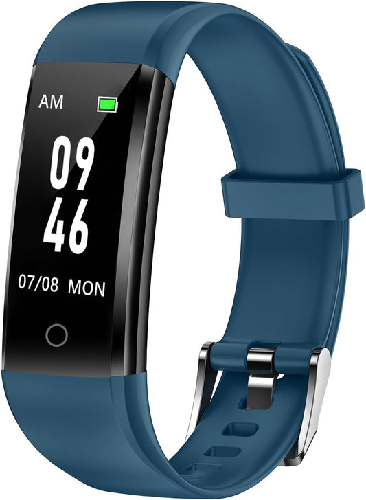 Pedometer Watch Fitness Watch No Bluetooth/App/Phone Required,Fitness Tracker with Step Counter Calories Counter Sleep Monitor for Walking Running